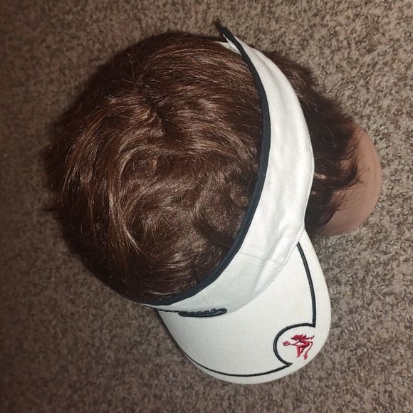 Las Vegas Sin City Unisex White Visor Adjustable OSFM - Picture 4 of 9